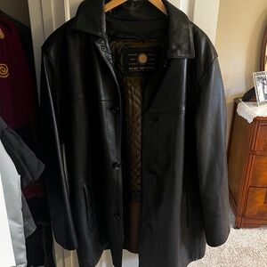 Andrew Marc Men's Leather Coat